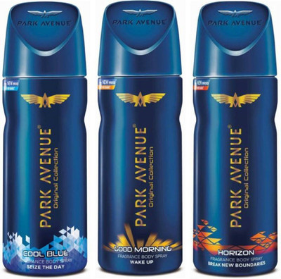 

Park Avenue goodmorning Body Spray - For Men(450 ml, Pack of 3)