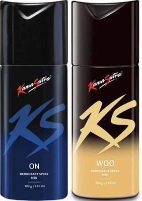 

KamaSutra On Woo Body Spray - For Men(300 ml, Pack of 2)