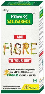 

Dr. Morepen Fibre-X Sat Isabgol Husk Psyllium Powder 200 gms. Natural husk Powder(200 g)