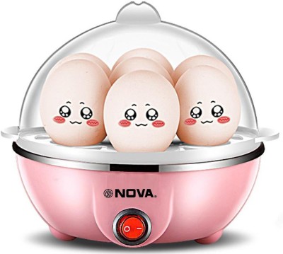 Nova Pink Electric Egg Boiler NEC1530 Egg Cooker(Pink, 7 Eggs)