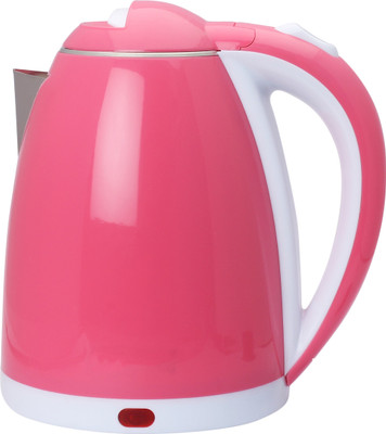 

Zilant Boxiya Electric Kettle with Auto Shutoff Stainless Steel,Cordless Tea Kettle 1.8 Liter with Fast Boil (White & Pink) Electric Kettle(1.8 L, White, Pink)