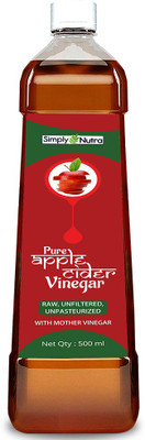 

Simply Nutra With Mother Natural, Raw, Unfiltered Apple Cider Vinegar(Apple Flavored)