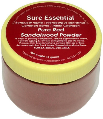 sure essential Pure Red Sandalwood ( Chemical Free)(75 ml)