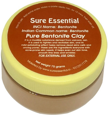 

sure essential Pure Bentonite Clay (Chemical Free)(75 g)