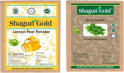 

Shagun Gold Neem & Lemon Powder -100G X 2 For Pimple Free & bright skin(200 g)
