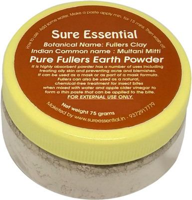 

sure essential Pure Fullers Earth - Multani Mitti Powder (Chemical Free)(75 g)