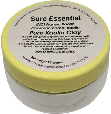 

sure essential Pure Kaolin Clay ( Chemical Free )(75 g)