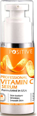 

POSITIVE Professional Vitamin C Serum With Hyaluronic Acid - Anti Wrinkle & Anti Ageing - 15ML(15 ml)