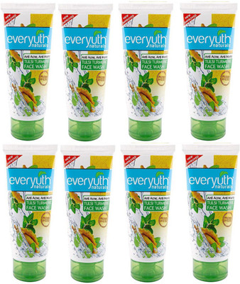 

Everyuth Naturals Face Wash Anti, Acne, Anti Marks TULSI TURMERIC 50g X 8 Face Wash(400 g)