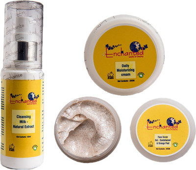 

enchanted Cosmetics Herbal Natural Face Care 35 g(Set of 3)