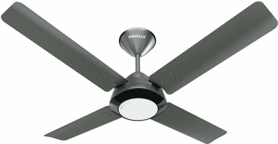 

Havells 1200 mm underlight fan With Remote 4 Blade Ceiling Fan(grey, Pack of 1), Black