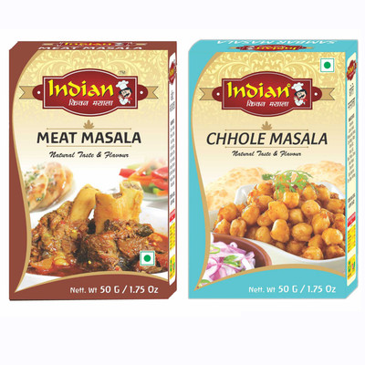 

Indian Kitchen Masala Chole Meat Masala Combo(2)
