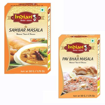 

Indian Kitchen Masala Sambher Paw bhaji Masala Combo(2)