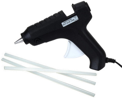 CRAFTYGUN HOT GLUE GUN FD-40W (BLACK) (40W) (11MM) 3 HOT GLUE STICKS Standard Temperature Corded Glue Gun(11 mm)
