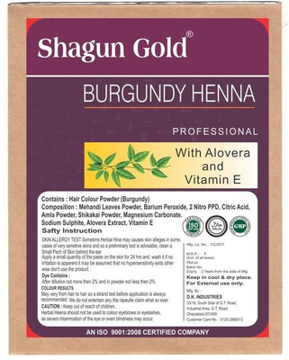 

Shagun Gold Organic burgunday powder 400 gmfor hair best color(400 g)
