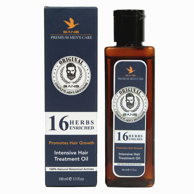 Gans 16 Herbs Enriched Intensive Hair Treatment Oil Hair Oil(100 ml)