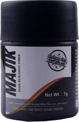 

INAAYA 100% Human Hair Building Fiber (Black), 7 Gram, Pack Of 1(7 g)