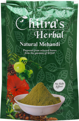 

Chitra's Herbal Natural Mehendi Powder- 150 Gram Each, Pack of 4(600 g)
