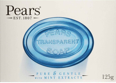 

Pears Transparent Soap- Pure & Gentle with Mint Extracts(125 g)