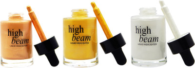 

firstzon™ silver,gold and rose gold high beam combo liquid highlighter Highlighter(gold , rose gold , silver)