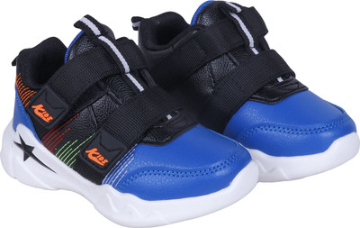 

FEETWELL Boys Velcro Casual Boots(Blue