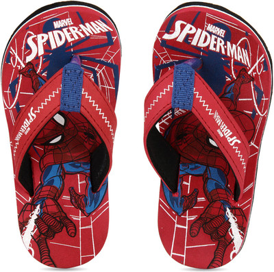 

Spiderman Boys Slip On Slipper Flip Flop(Red, Red/black
