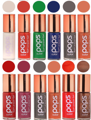 

Ramble Pops Colour Nail Polish Combo 5659 Multicolor(Pack of 12)