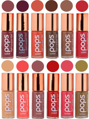 

Ramble Pops Colour Nail Polish Combo 5594 Multicolor(Pack of 12)