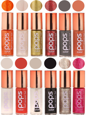 

Ramble Pops Colour Nail Polish Combo 5627 Multicolor(Pack of 12)