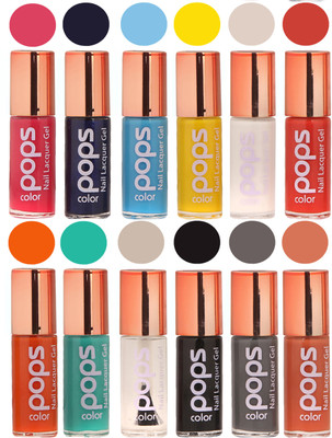 

Ramble Pops Colour Nail Polish Combo 5686 Multicolor(Pack of 12)