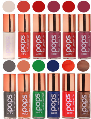

Ramble Pops Colour Nail Polish Combo 5657 Multicolor(Pack of 12)