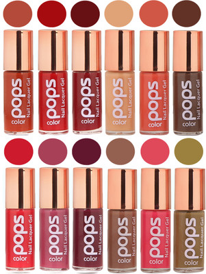 

Ramble Pops Colour Nail Polish Combo 5649 Multicolor(Pack of 12)