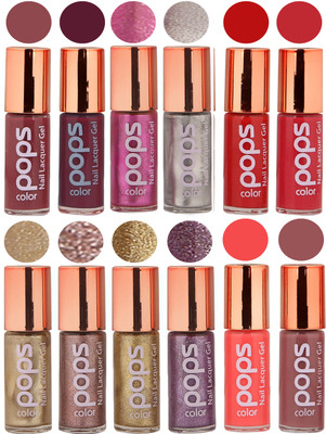 

Ramble Pops Colour Nail Polish Combo 5546 Multicolor(Pack of 12)