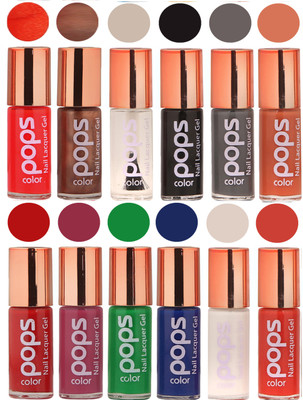 

Ramble Pops Colour Nail Polish Combo 5660 Multicolor(Pack of 12)