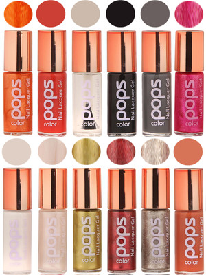 

Ramble Pops Colour Nail Polish Combo 5628 Multicolor(Pack of 12)