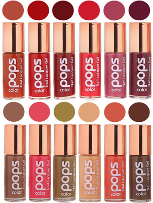 

Ramble Pops Colour Nail Polish Combo 5650 Multicolor(Pack of 12)