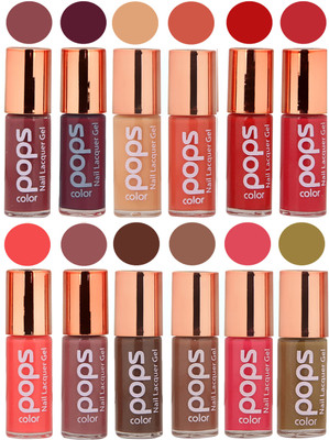 

Ramble Pops Colour Nail Polish Combo 5577 Multicolor(Pack of 12)