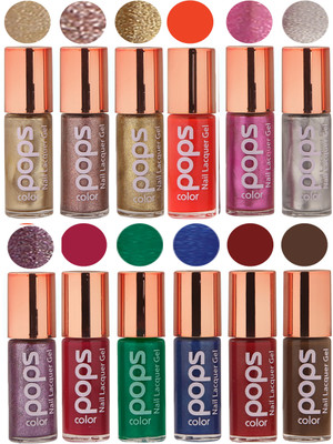 

Ramble Pops Colour Nail Polish Combo 5519 Multicolor(Pack of 12)
