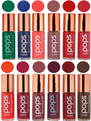 

Ramble Pops Colour Nail Polish Combo 5561 Multicolor(Pack of 12)