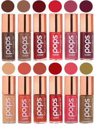 

Ramble Pops Colour Nail Polish Combo 5641 Multicolor(Pack of 12)