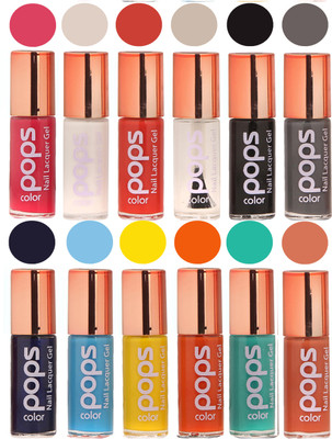 

Ramble Pops Colour Nail Polish Combo 5700 Multicolor(Pack of 12)