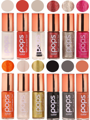 

Ramble Pops Colour Nail Polish Combo 5631 Multicolor(Pack of 12)