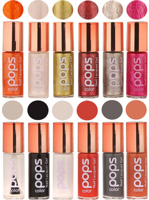 

Ramble Pops Colour Nail Polish Combo 5620 Multicolor(Pack of 12)
