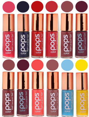 

Ramble Pops Colour Nail Polish Combo 5678 Multicolor(Pack of 12)