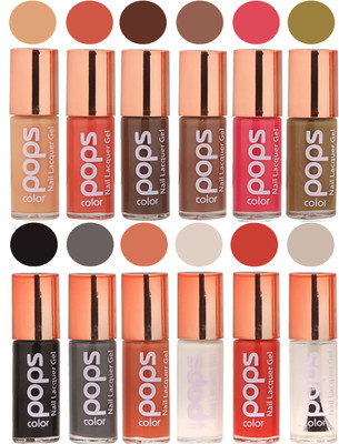 

Ramble Pops Colour Nail Polish Combo 5706 Multicolor(Pack of 12)