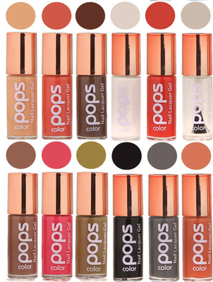 

Ramble Pops Colour Nail Polish Combo 5707 Multicolor(Pack of 12)