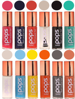 

Ramble Pops Colour Nail Polish Combo 5701 Multicolor(Pack of 12)