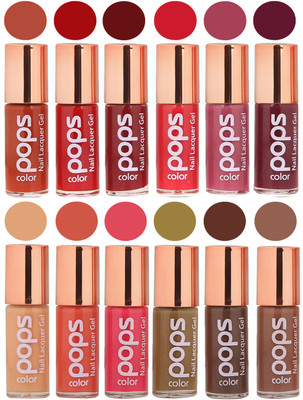 

Ramble Pops Colour Nail Polish Combo 5644 Multicolor(Pack of 12)