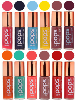 

Ramble Pops Colour Nail Polish Combo 5673 Multicolor(Pack of 12)