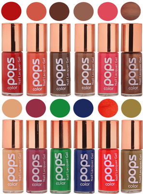 

Ramble Pops Colour Nail Polish Combo 5608 Multicolor(Pack of 12)